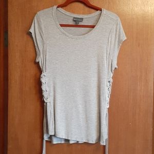 Laced-Up Knit Top (EUC)